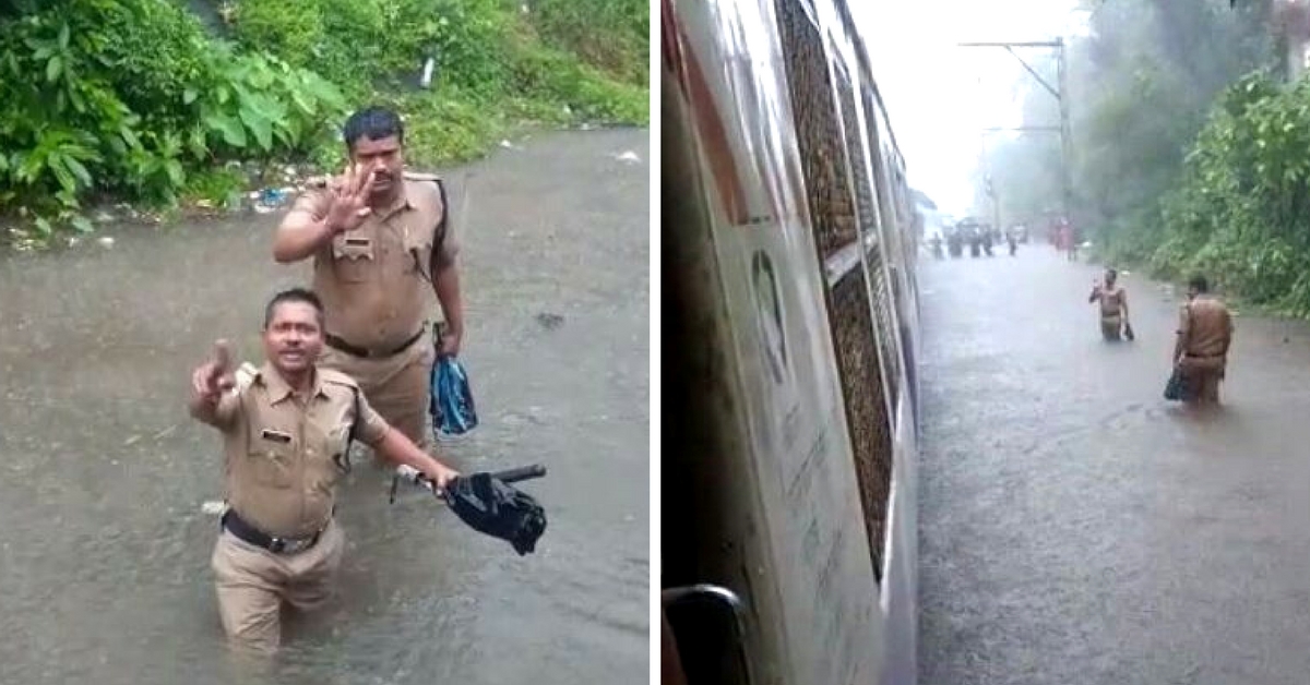 The Rains May Have Stalled Most of Mumbai, But Not its Police Force