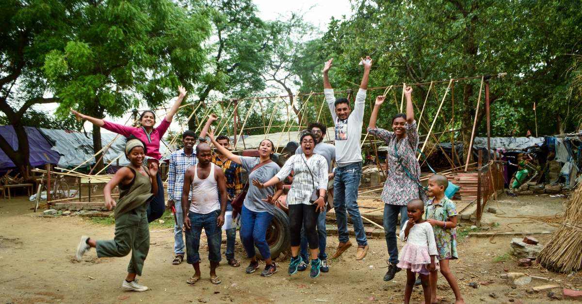 2 Architects Built a Bamboo School for Kids in Delhi Slums. It Can Be Dismantled in No Time.