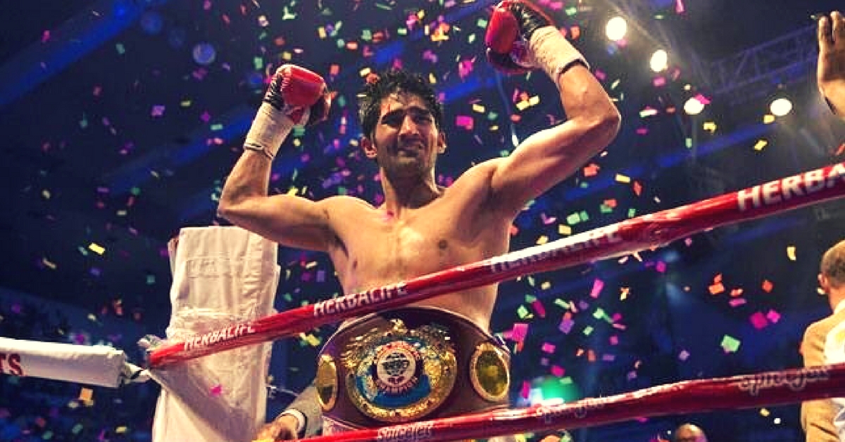 Vijender Singh’s Message of Peace – Returns WBO Belt to Chinese Rival for India-China Peace