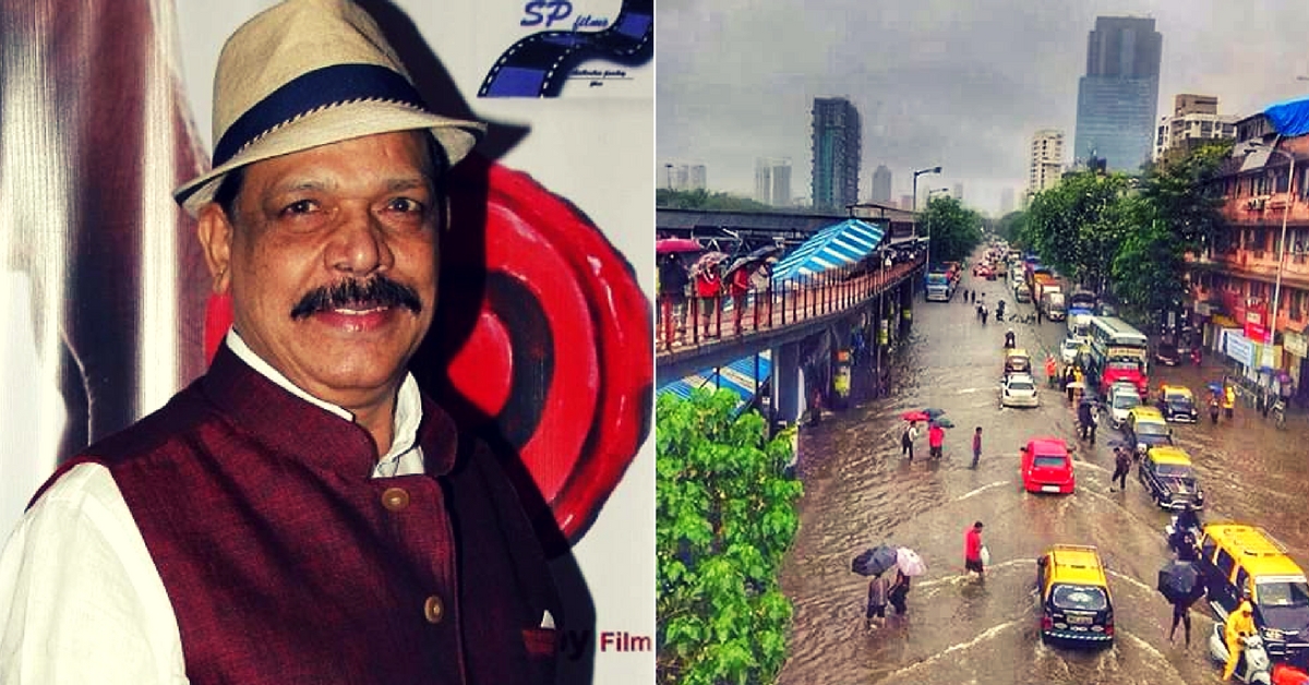 govind namdev-monsoon charity-mumbai-rains-beggars