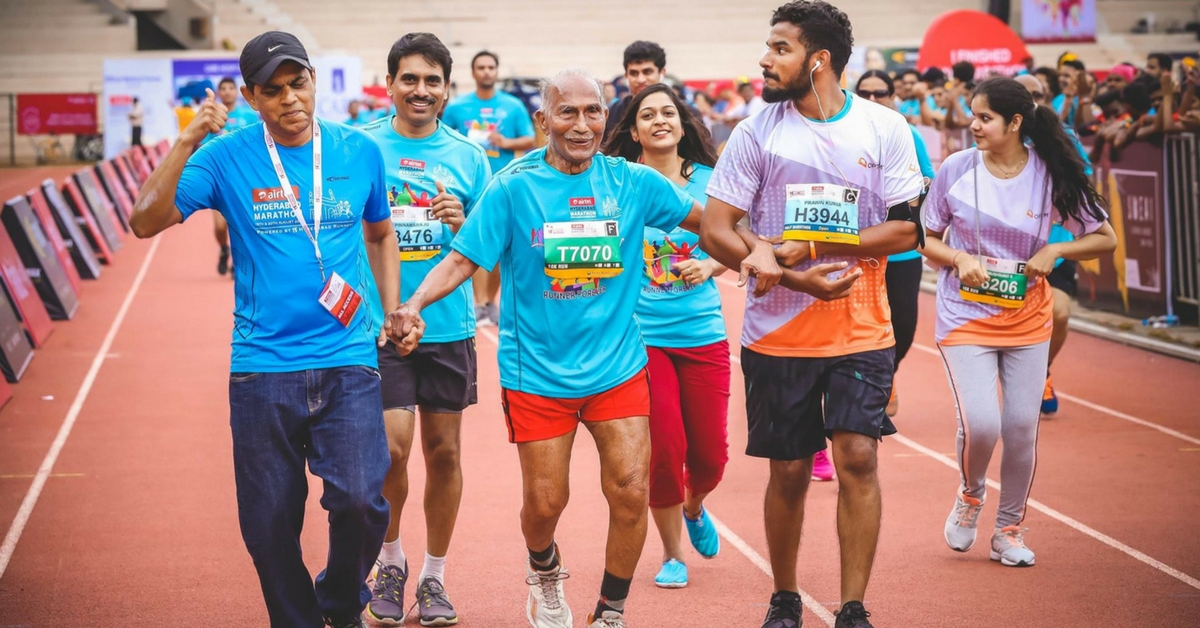 10K Race in 150 Minutes! This Hyderabadi 95-Year-Old Just Set Major Fitness Goals
