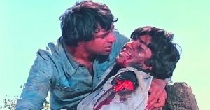 Was Sholay's Jai Injured While Defecating in the Open? This Poster Says So!