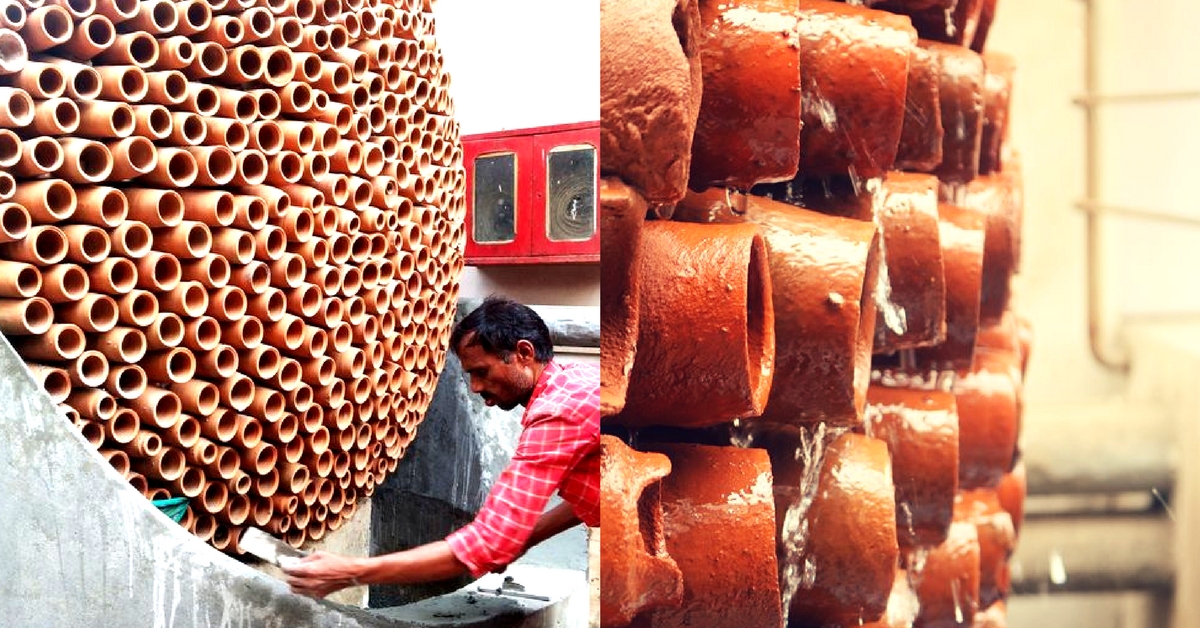 Delhi’s Ant Studio Shows Terracotta & Water Is All You Need to Build a Low-Cost AC!