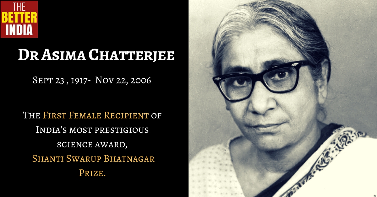 Dr Asima Chatterjee