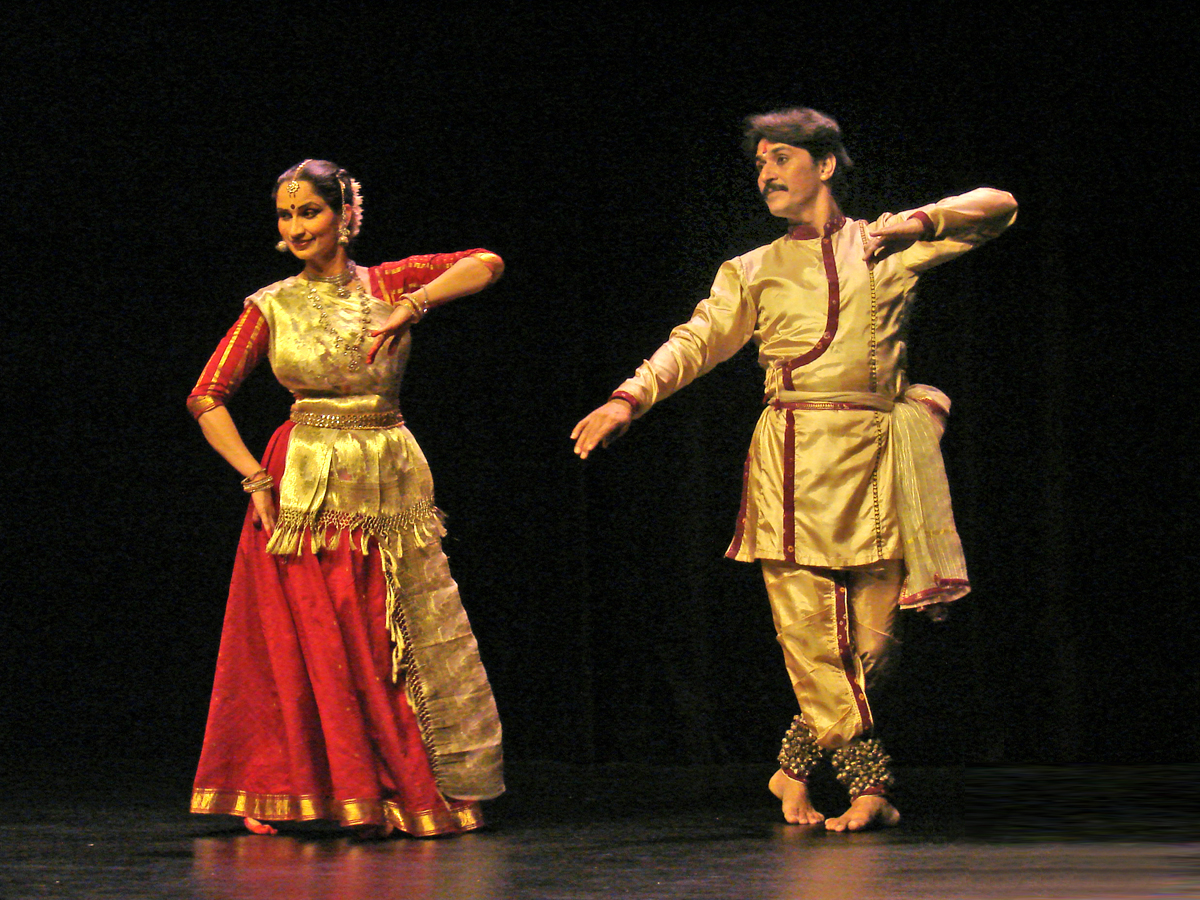Male Kathak dancers