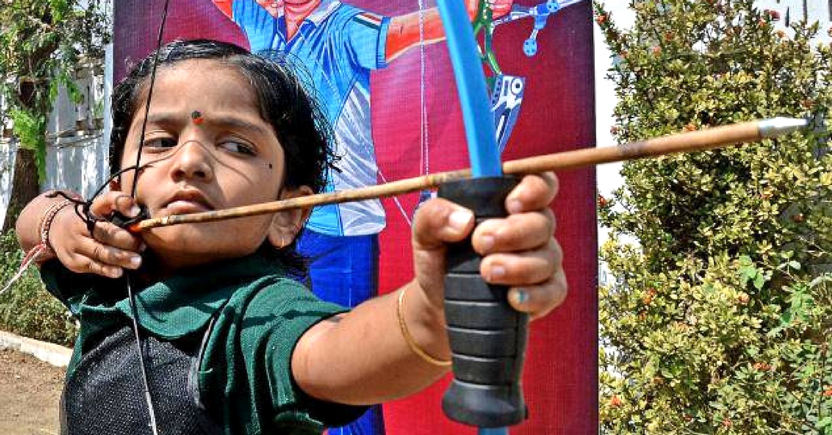 This 5-Year-Old Andhra Girl Has Created Two Archery Records in a Day