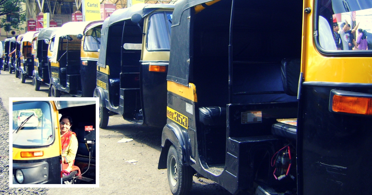 First woman auto-rickshaw driver India- Shila Dawre