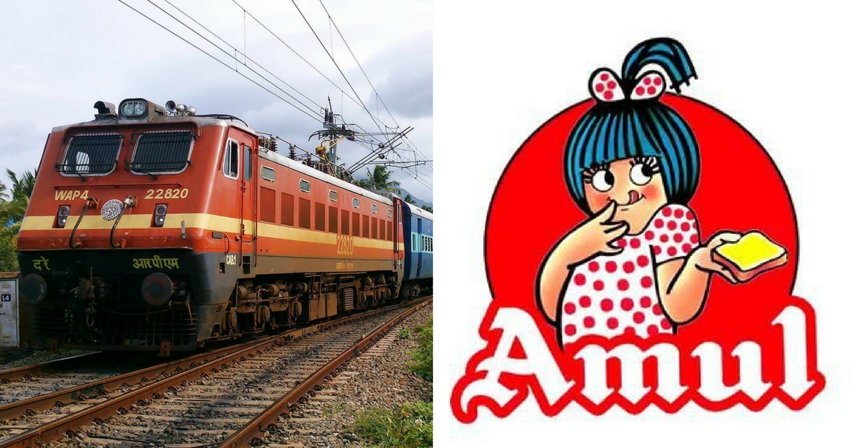 Indian Railways & Amul Work Together to Bring the Taste of India to Every Indian