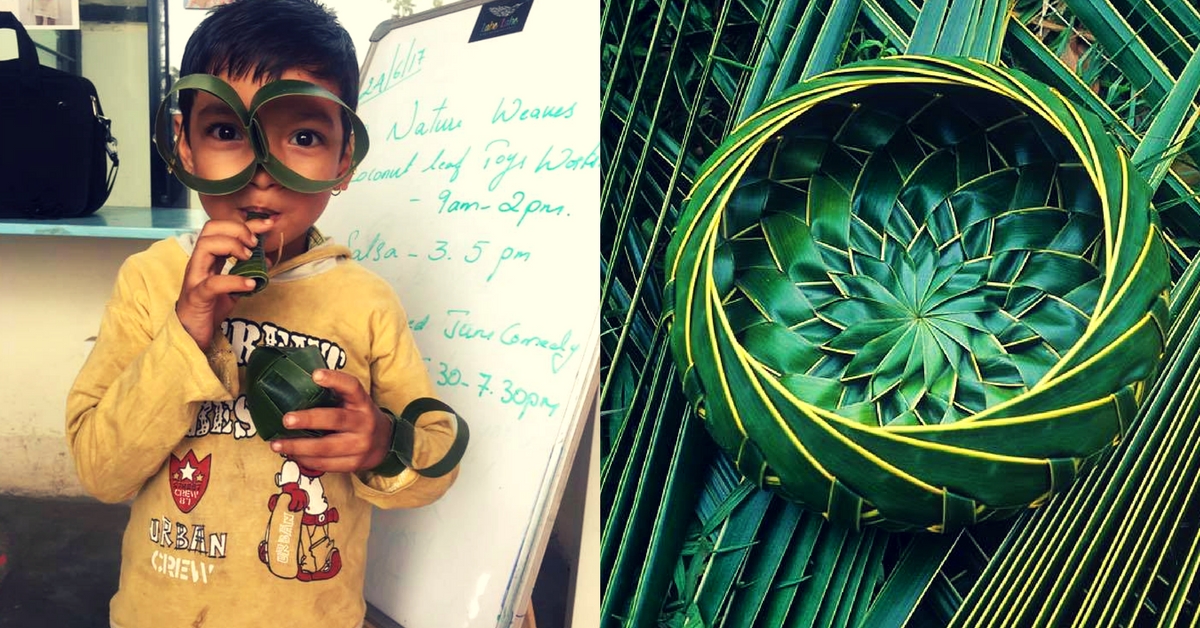 This NRI Quit His Job to Become a Farmer & Promote Desi Toys Made of Coconut Leaves