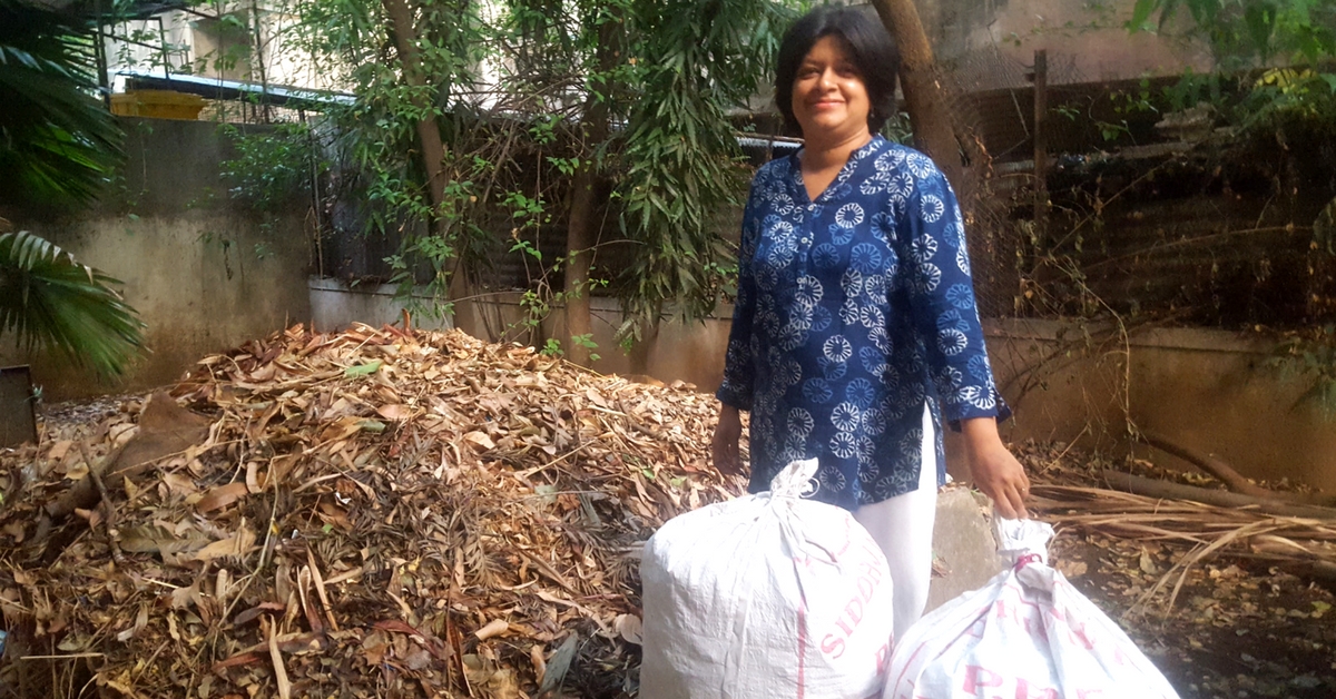 Pune Woman Collects Dry Leaves So They’re Not Burnt. And Then She Does More!