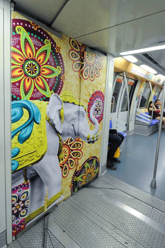 Singapore- Deepavali-themed buses trains Diwali