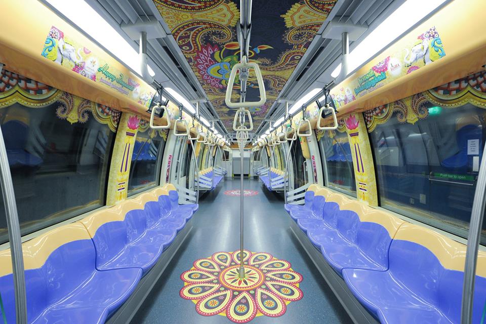 Singapore- Deepavali-themed buses trains Diwali