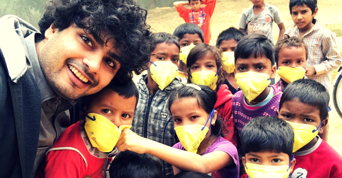 As Delhi Gasps, Here’s What a 24-Year-Old Did to Help Street Kids Breathe!