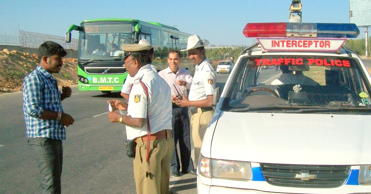 Violated Traffic Rules in Karnataka? Now You Can Pay Your Fine With a Debit/Credit Card!