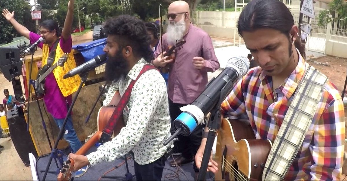 Watch: Swarathma Takes to the Streets to Perform for Citizens as They Clean up Bengaluru