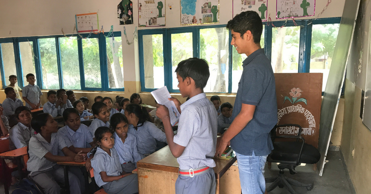 Tushar is a Teen in Class 10, But He Has Already Helped Transform a Govt School!