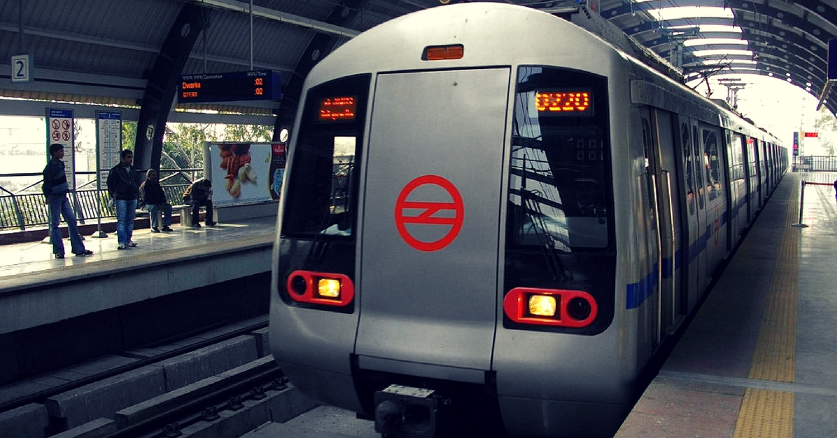 Delhi metro driverless train