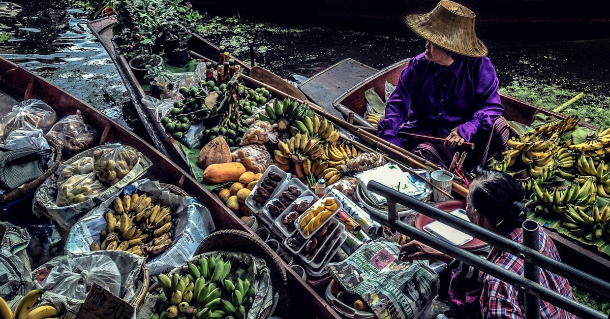 A Floating Market. Representative image only. Image Courtesy: Wikipedia. 