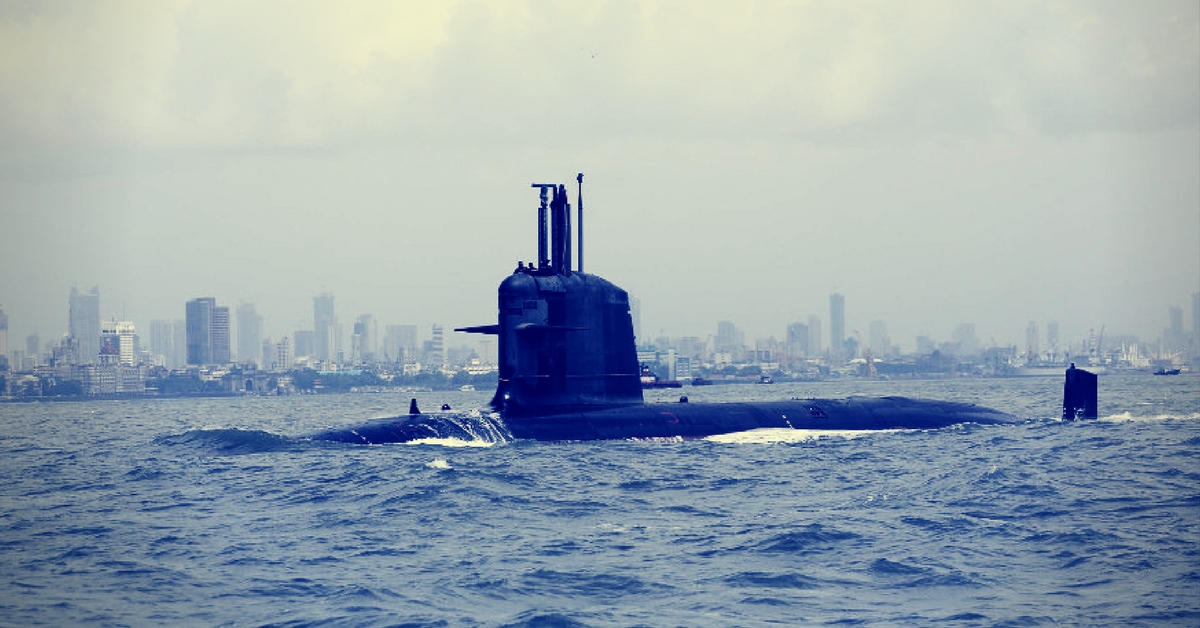 INS Kalvari at sea. Picture Courtesy: Wikimedia Commons.