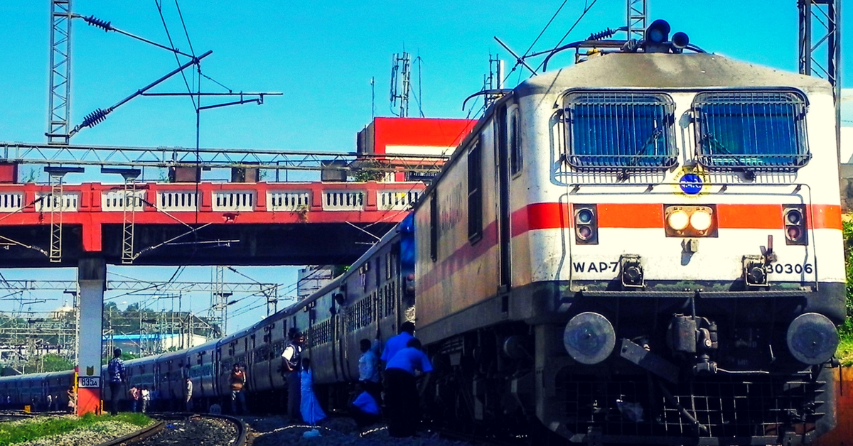 Indian Railways and ISRO collaborate to fit GPS devices on trains. Representative image only. Image Courtesy:Wikimedia Commons.