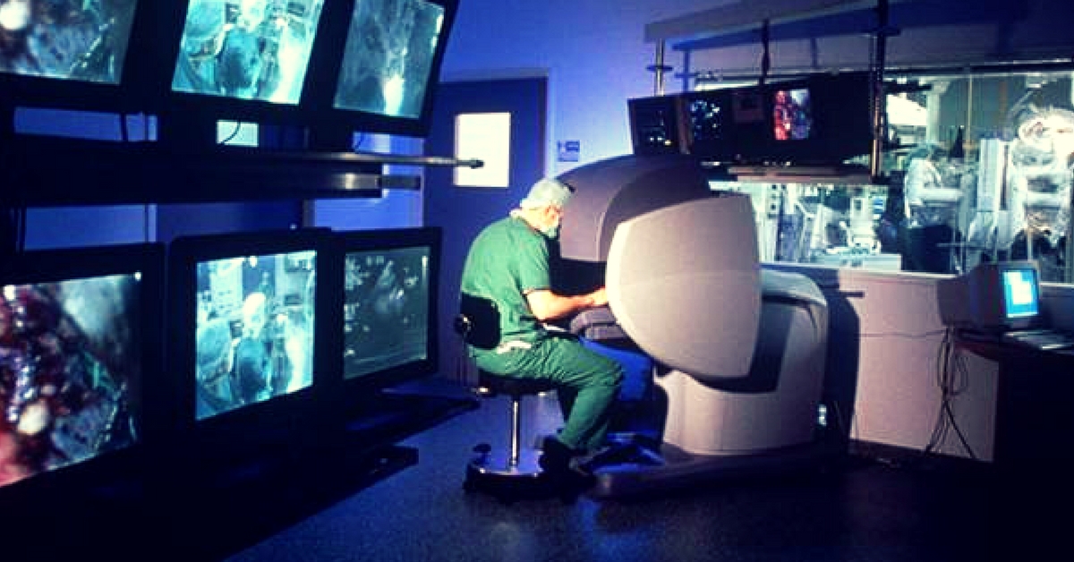 The Da Vinci Surgical Robot. Representative image only.Picture Courtesy: Wikipedia.