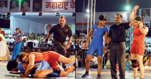 In a First, Women Wrestlers Fight in Maharashtra's Kesari Championship
