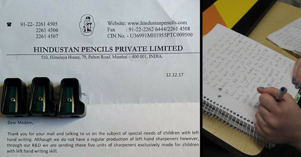 Stationary Company Has the Perfect Answer to a Left-Handed Girl’s Dilemma