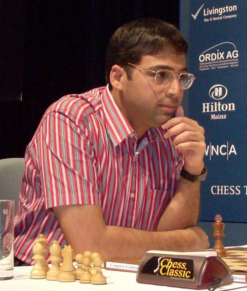 The only ever game played between Vishwanathan Anand and Mikhail