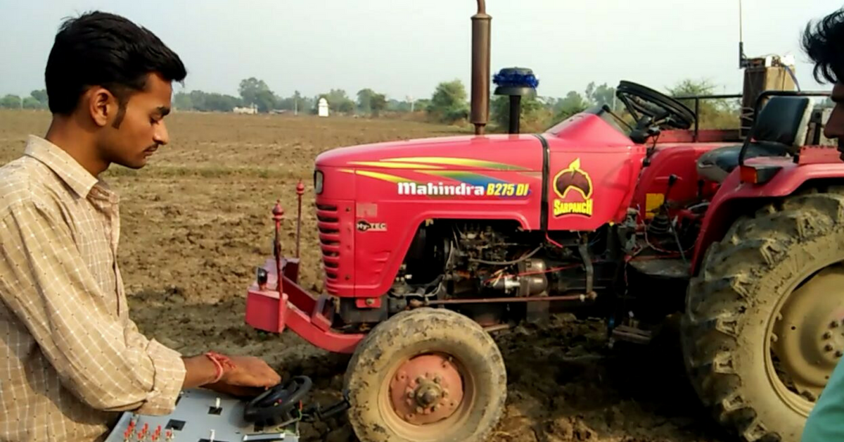 Young Innovator: 19-Year-Old Farmer’s Son Invents Driver-Less Tractor!