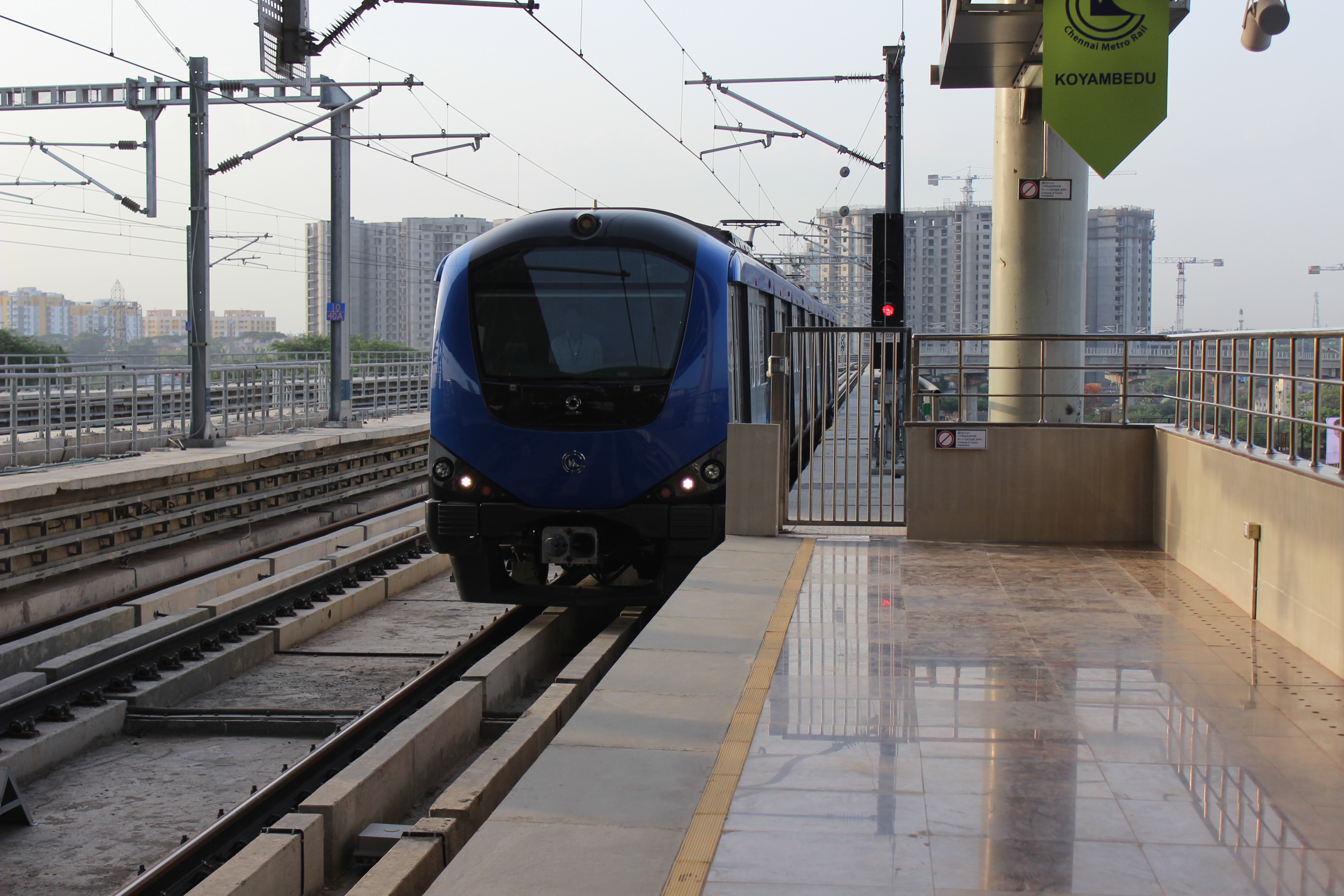 Chennai Metro Rail (Source: Wikipedia Commons)
