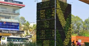 Delhi Metro's Drab Pillars Go Green with a 'Vertical' Makeover