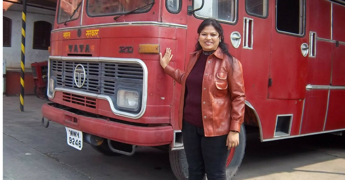Harshini is the first lady in India to become a firefighter. Source: Facebook.