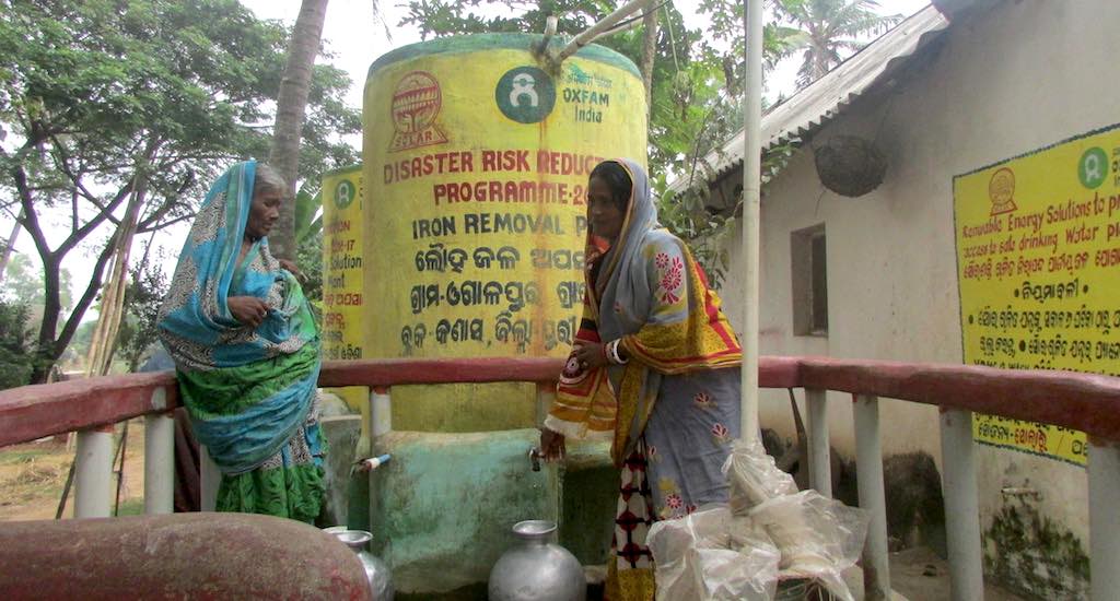 Iron removal plants have made tube well water potable, reducing water-borne diseases drastically. (Photo by Rakhi Ghosh)