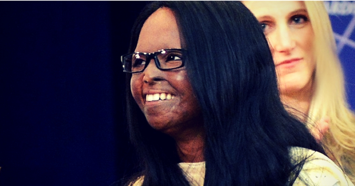 Laxmi Agarwal, an acid attack survivor, who actively campaigns for the rights of acid attack victims.Image Courtesy; Wikipedia.