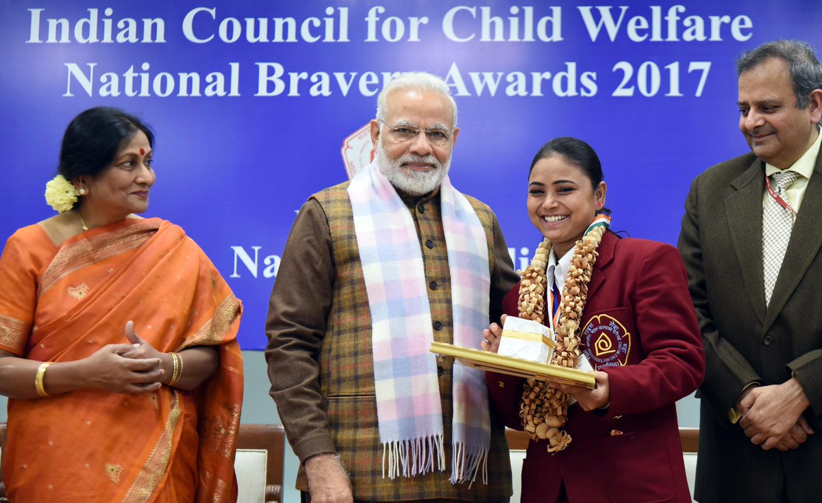 Nazia National Bravery Awards kids