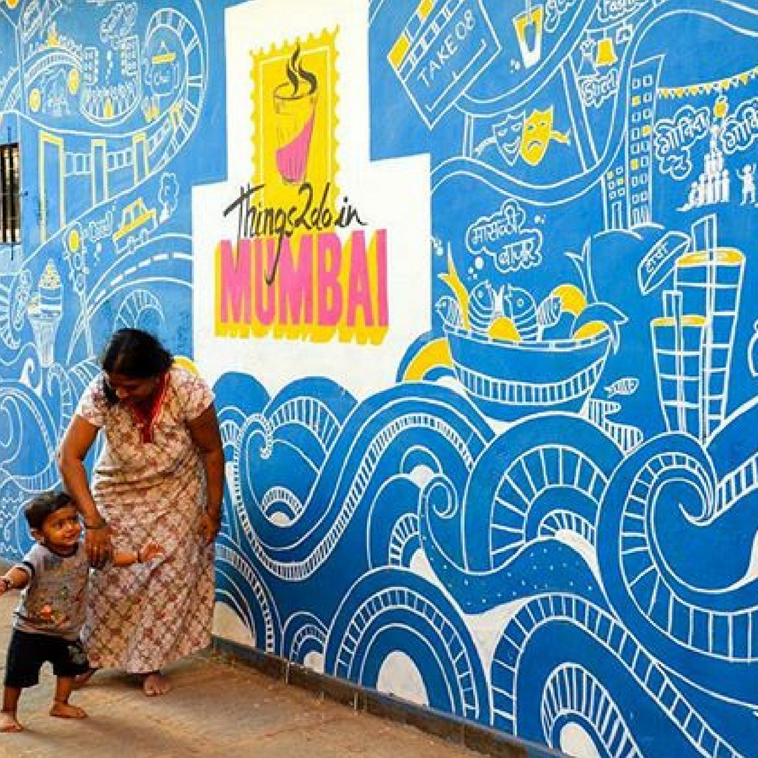 The designs in Mumbai are unique and colourful. Image Courtesy: Instagram