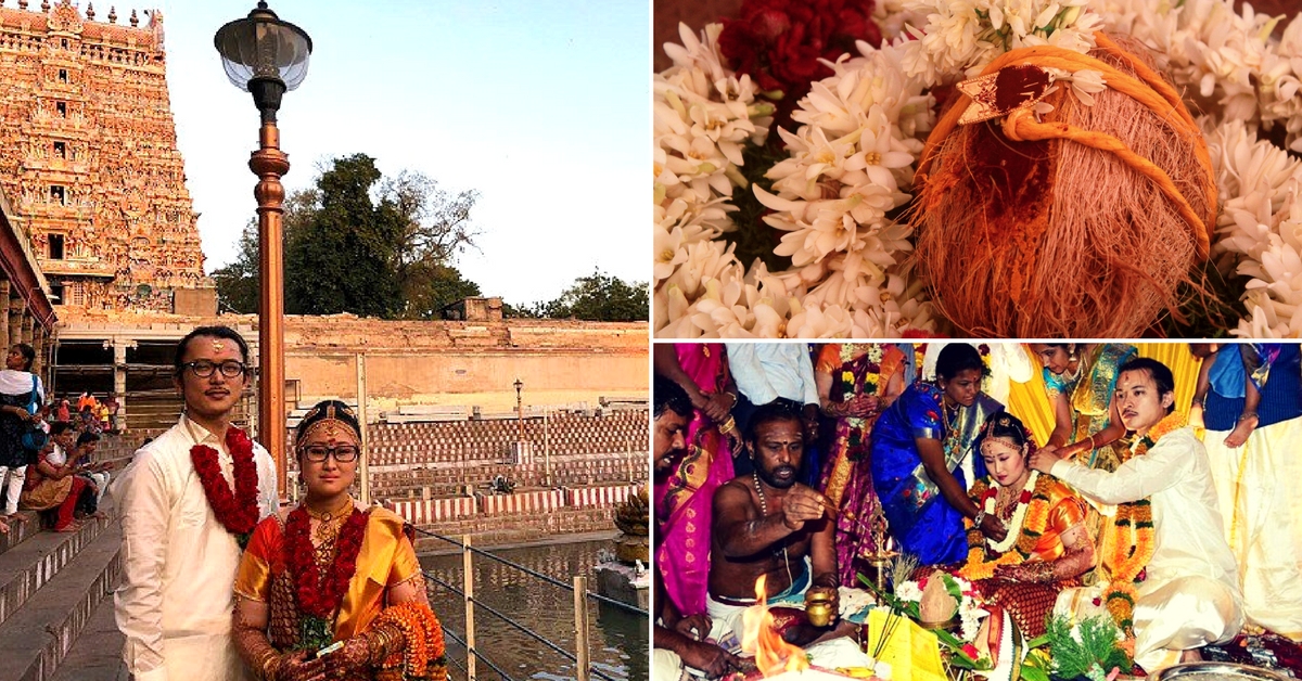 Tamil Wedding With A Japanese Heart; This Couple Travelled 6000 Kms To Get Hitched