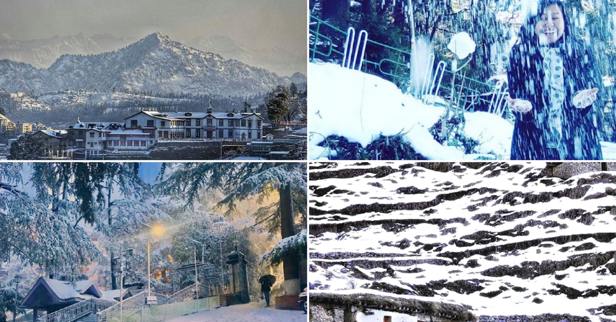 In Pics: Shimla’s First Snowfall of the Year Will Take Your Breath Away