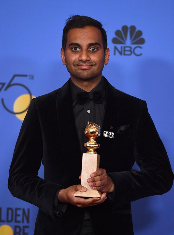 Aziz Ansari Becomes First Asian-American to Win Big at Golden Globes