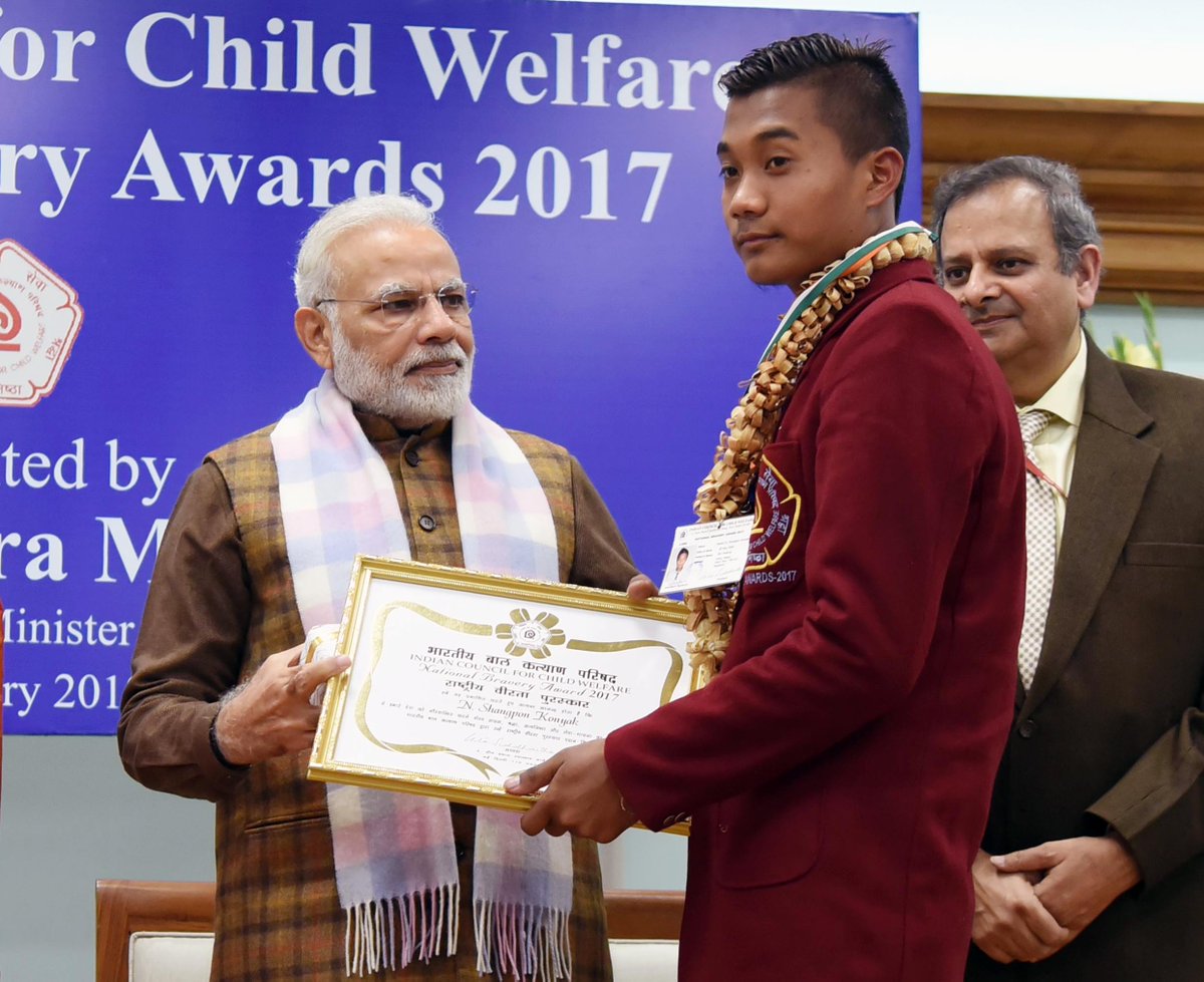 shangpon National Bravery Awards kids