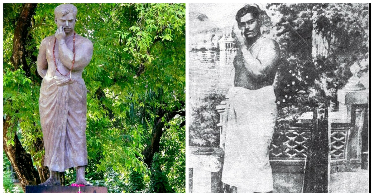 statue of Azad in Chandra Shekhar Azad Park