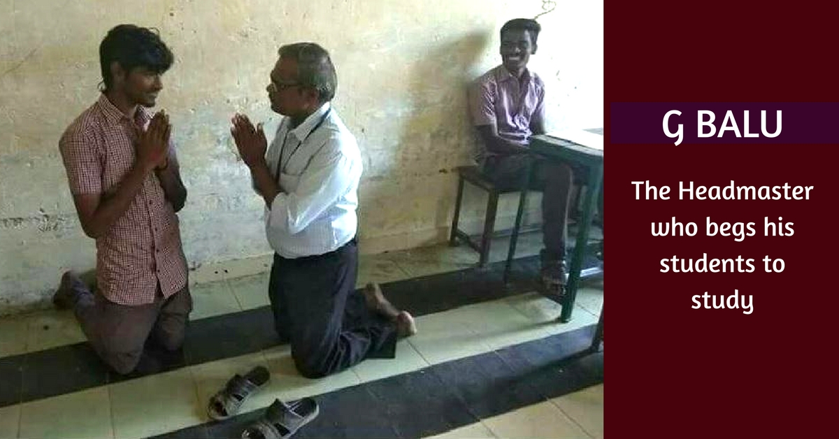 On His Knees: This TN Headmaster Uses a Unique Method to Convince Students to Study