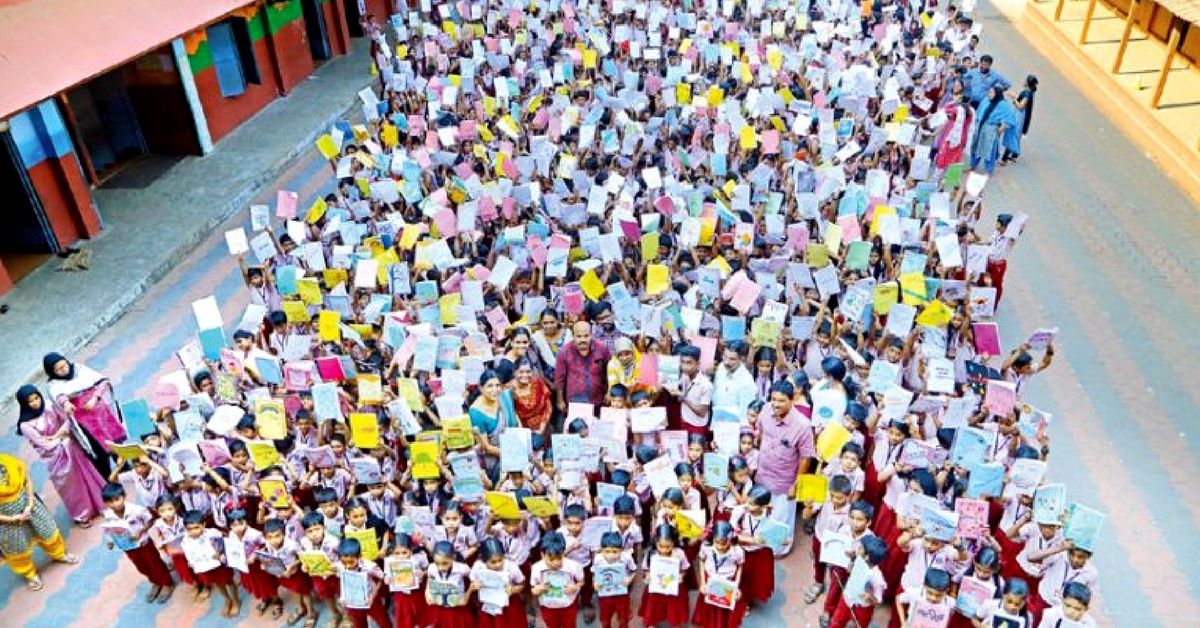 Kerala Kids Celebrate ‘International Mother Language Day’  in 1413 Ways