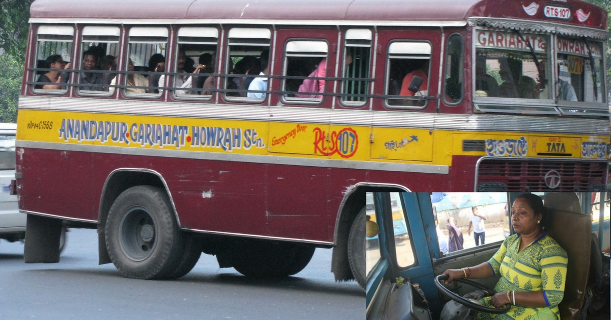 This Gritty Mother of Two Girls is Kolkata’s First Female Bus Driver!