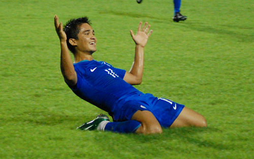 Sunil Chhetri (Source: WIkimedia Commons)