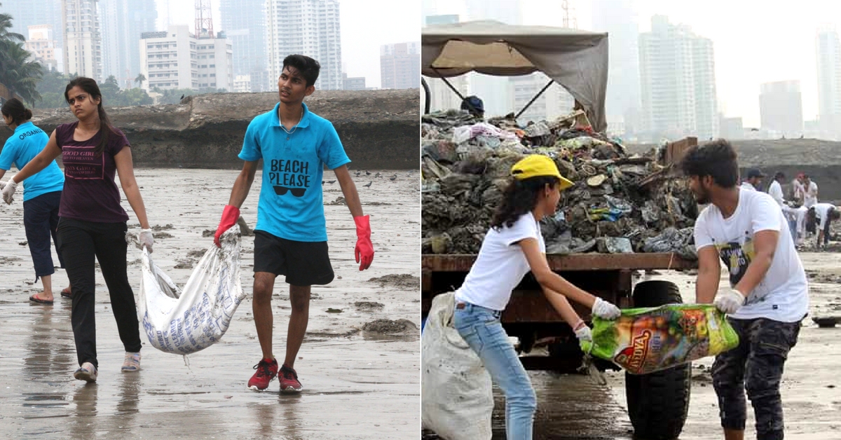 For These Mumbai Students, Cleaning Beaches is The Perfect School Reunion!