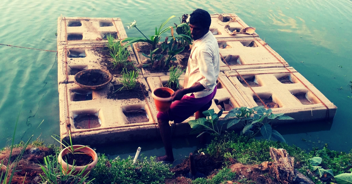 India’s Largest Floating Treatment Island is Reviving This Hyderabad Lake!