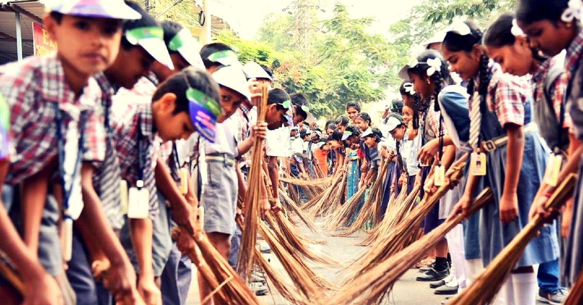 Over 15,000 Hyderabadis Swept Their Way Into a World Record! (Literally)