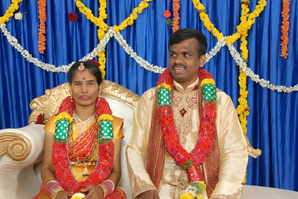 visually-impaired couple wedding bengaluru