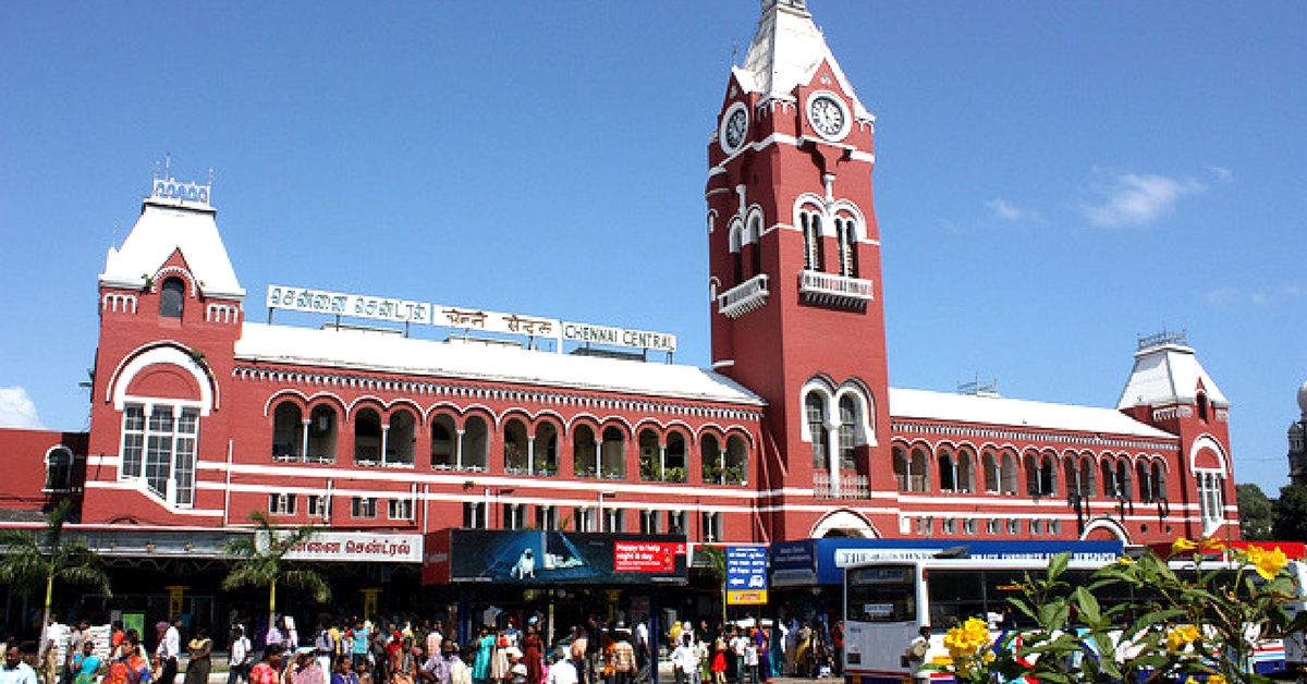 Chennai Central is all set to get a range of amenities, thanks to the Railways. Image Courtesy: Wikimedia Commons.